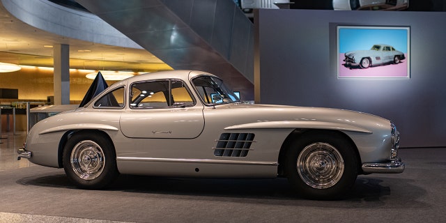 Andy Warhol used this Mercedes-Bens 300 SL for a series of artworks.