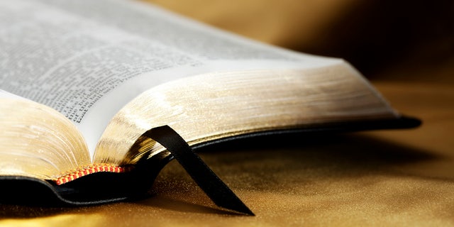 An open KJV Bible 