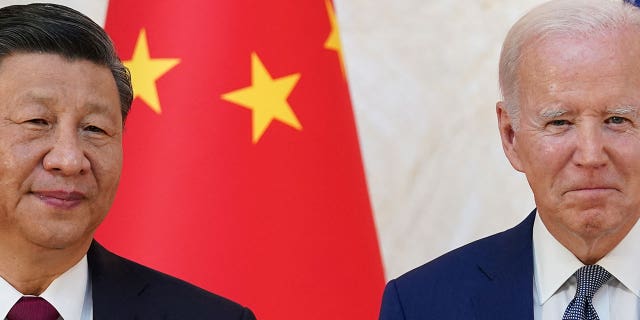 President Biden meets with Chinese President Xi Jinping on the sidelines of the G20 leaders' summit in Bali, Indonesia, Nov. 14, 2022.
