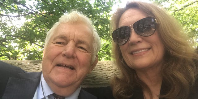 Bill Bennett and Elayne Bennett, shown in a personal photo they shared with Fox News Digital, discussed the creation and content of their new book, "The Book of Virtues: 30th Anniversary Edition," out this month. 