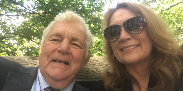 Bill Bennett and Elayne Bennett, shown in a personal photo they shared with Fox News Digital, discussed the creation and content of their new book, "The Book of Virtues: 30th Anniversary Edition," out this month.