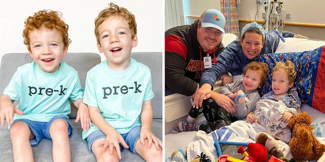 Ethan and Bennett Blicher are four-year-old boys from Rockville, Maryland, who have a rare mitochondrial disease.  