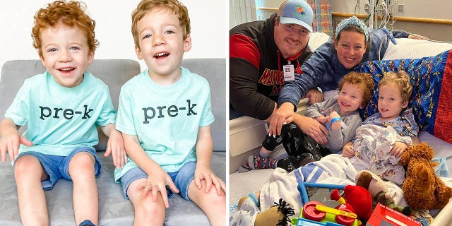 Ethan and Bennett Blicher are four-year-old boys from Rockville, Maryland, who have a rare mitochondrial disease.
