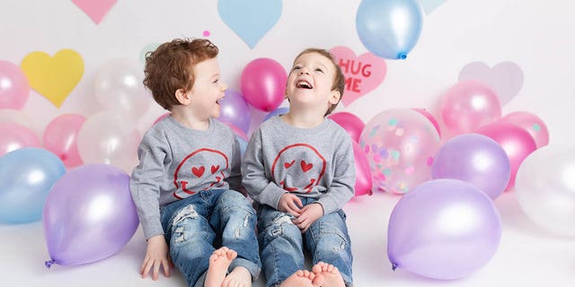 Twins Ethan (left) and Bennett (right) suffer from a rare mitochondrial disease. "We are learning as much as we can" about the condition, their mom, Jamie Blicher, told Fox News Digital — "and taking the advice of experts."