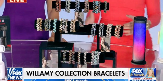 Willamy bracelets are adjustable and stackable. 