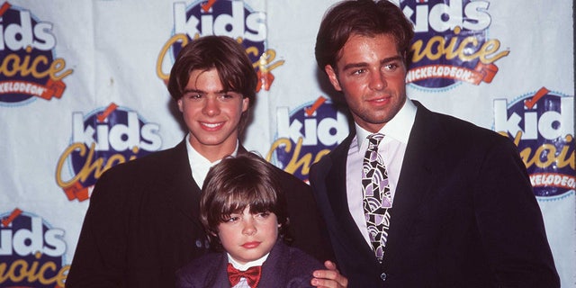 "Brotherly Love" stars Matt, Andy and Joey Lawrence attended the Nickelodeon Kid's Choice awards in 1996.
