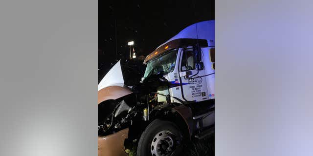 The truck driver will be charged with operating a vehicle while intoxicated causing serious bodily injury, according to police. 