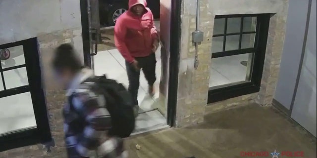 The suspect appeared to follow the victim into a building before attacking her and stealing her car keys, authorities said.