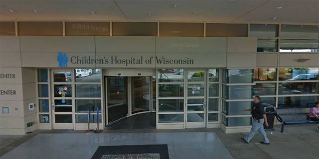 The entrance to Children's Hospital of Wisconsin in Milwaukee.