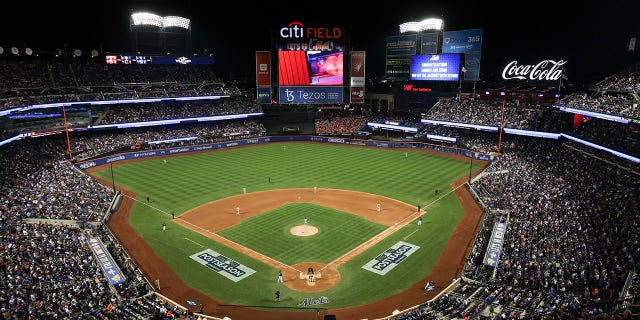 A general view inside the stadium during the Wild Card Series game between the San Diego Padres and the New York Mets at Citi Field on Friday, October 7, 2022 in New York, New York. 