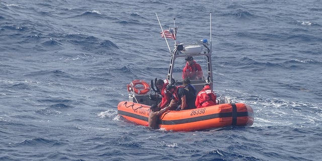 Some of those who were rescued were wearing life vests. 