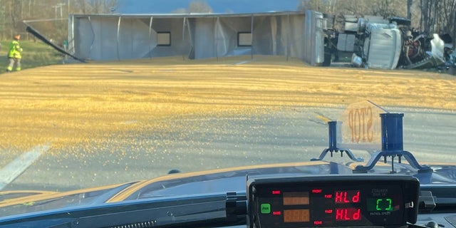A truck hauling 80,000 pounds of corn struck and killed the driver of an SUV and resulted in corn being spilled onto the road last week. 