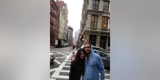 Neema and Victoria Raphael together in New York City. After treatment, Raphael is today 100% cancer free.