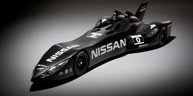 The Nissan Delta Wing featured a lightweight, low drag chassis and narrow front track.
