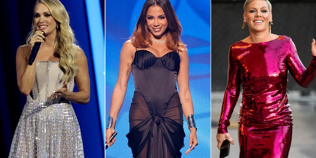 Carrie Underwood, Anitta and P!NK are set to perform during Sunday night's show.