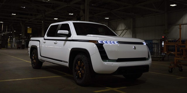 Lordstown Motors unveils its new electric pickup truck Endurance in Lordstown, Ohio, Oct. 15, 2020. 