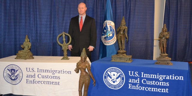 A New York antiquities dealer has been sentenced to 10 years in prison by an Indian court