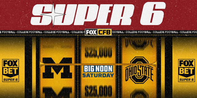 The BIG Noon Saturday Challenge is a free-to-play contest in the FOX Bet Super 6 app where players pick six different outcomes from the marquee matchup between Michigan and Ohio State.