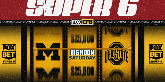 The BIG Noon Saturday Challenge is a free-to-play contest in the FOX Bet Super 6 app where players pick six different outcomes from the marquee matchup between Michigan and Ohio State.