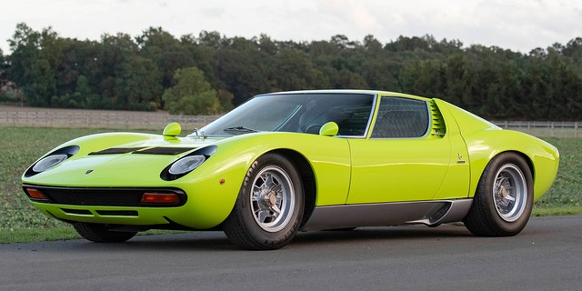 The mid-engine Lamborghini Miura is considered by many to be the first supercar.