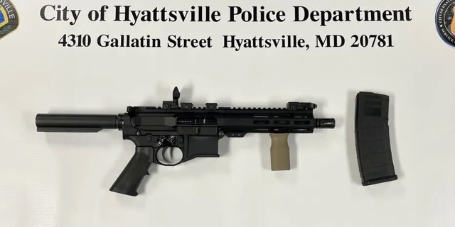 The AR-15 a teenager in Maryland was found to be sleeping with.