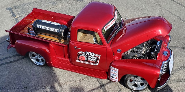 Arrington Performance has also built a 1948 Chevrolet truck with hydrogen power.