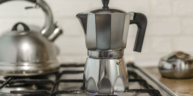 Moka pots are octagonal coffee pots that can brew coffee or espresso on a stovetop or similar heat source.