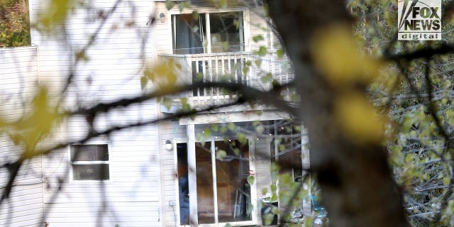 Views inside the home in Moscow, Idaho, shows back of house on Monday, November 14, 2022 Four University of Idaho students were killed over the weekend in an apparent quadruple homicide in this home. The victims are Ethan Chapin, 20, of Conway, Washington; Madison Mogen, 21, of Coeur d'Alene, Idaho; Xana Kernodle, 20, of Avondale, Idaho; and Kaylee GonCalves, 21, of Rathdrum, Idaho.