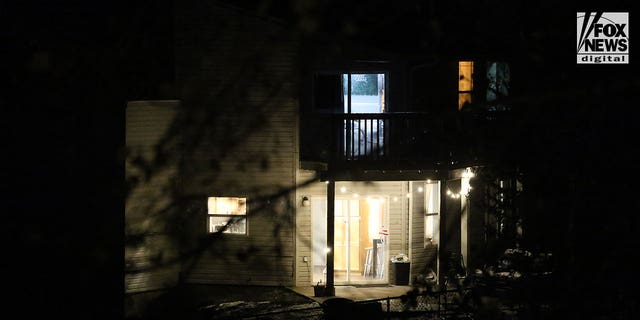 Views of the rear of the house in Moscow, Idaho on Tuesday, November 22, 2022 where a quadruple homicide took place last on November 13.