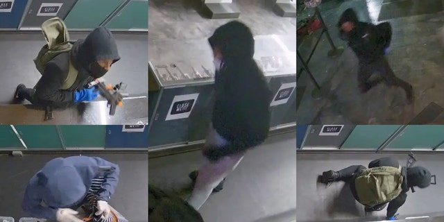 Police in Illinois are investigating after four suspects rammed a stolen vehicle into a suburban gun range to gain entry, and then proceeded to steal more than 20 firearms from the business Monday morning.