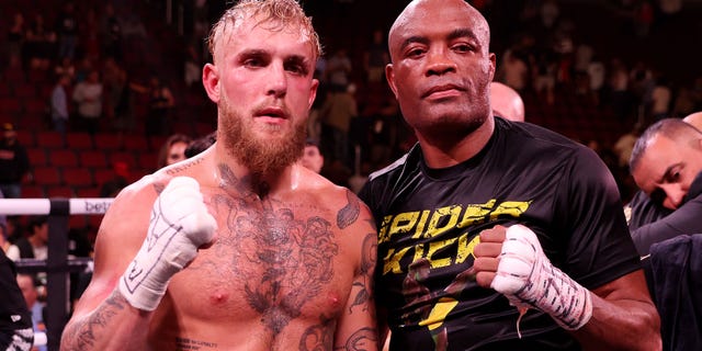 Jake Paul and Anderson Silva