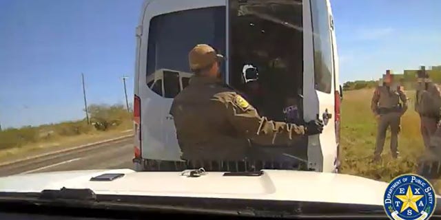 In Kinney County on Sunday, troopers found 14 migrants in the country illegally inside a suspected smuggler's van. 