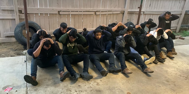 Some of the illegal immigrants from Mexico and Guatemala found in "stash houses" in Laredo, Texas. 