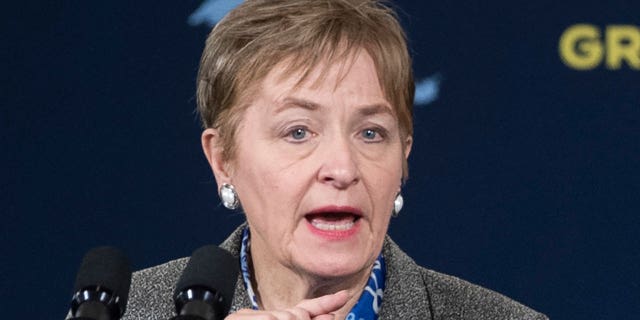 Democrat Rep. Marcy Kaptur, seen here, was re-elected to Congress on Tuesday.