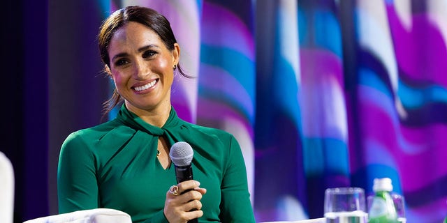Meghan Markle spoke at an event hosted by the Women's Fund of Indiana on Tuesday.