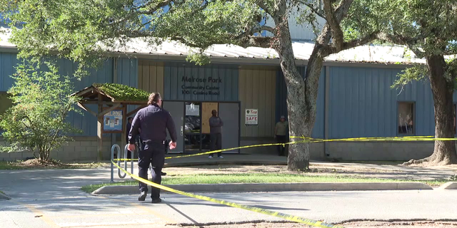 The Melrose Park Community Center polling location in Houston was closed Tuesday after a city employee was electrocuted and died, authorities said.