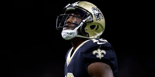 Michael Thomas of the New Orleans Saints in action against the Tampa Bay Buccaneers, Sept. 18, 2022, in New Orleans.