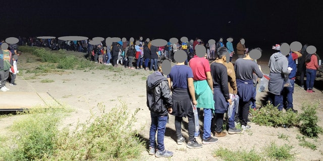 Groups of over 100 migrants were encountered in in La Grulla, Texas, on Sunday and Monday, border authorities said.