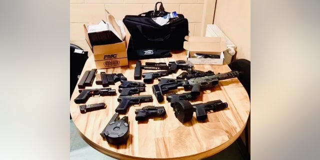 Stewart Silvestri, 24, was found with multiple firearms and hundreds of rounds of ammunition, federal prosecutors said.