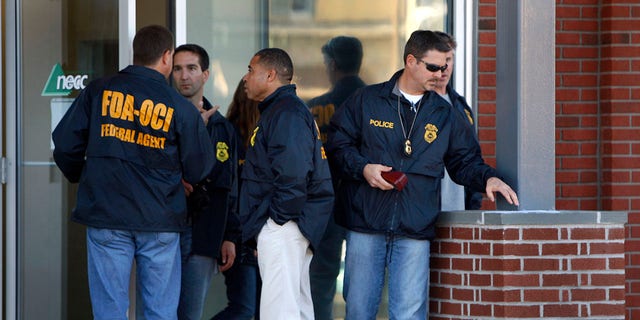 FDA-OCI agents raided the New England Compounding Center in 2012. 