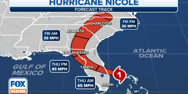 Major coastal flooding is expected from the Florida Space Coast to up to South Carolina.