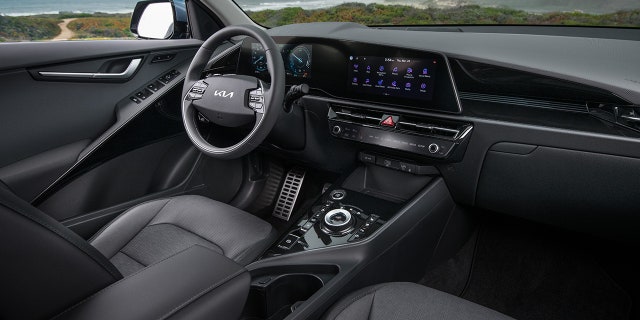 The Niro's dashboard has dual digital displays.