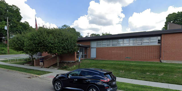 Exterior of Franklin, Ohio, Police Department. 