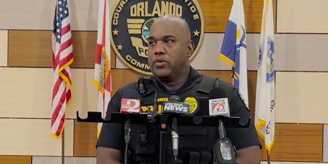 Orlando Police Chief Eric Smith provides an update on Saturday evening's shooting near Jones High School.