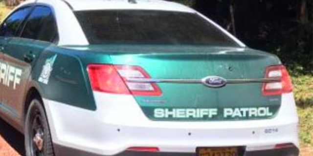 A Jackson County, Oregon, Sheriff's Department vehicle