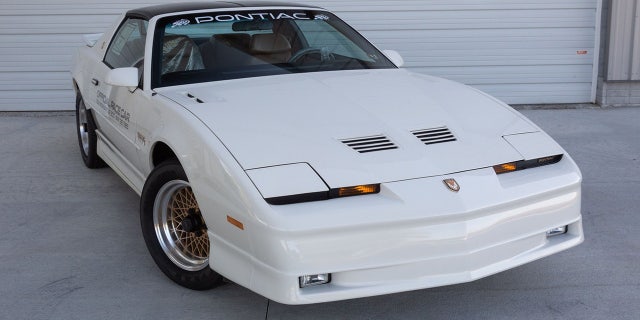 This 1989 Pontiac Trans Am Indy 500 Pace Car replica has 178 miles on its odometer.