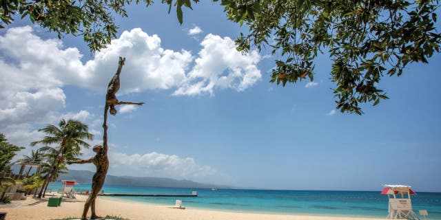 Doctor's Cave Beach in Montego Bay, Jamaica