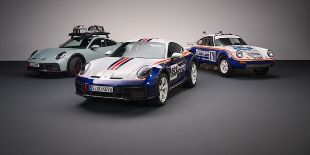The Rallye Design Package is inspired by the 911 that won the 1984 Paris-Dakar rally.