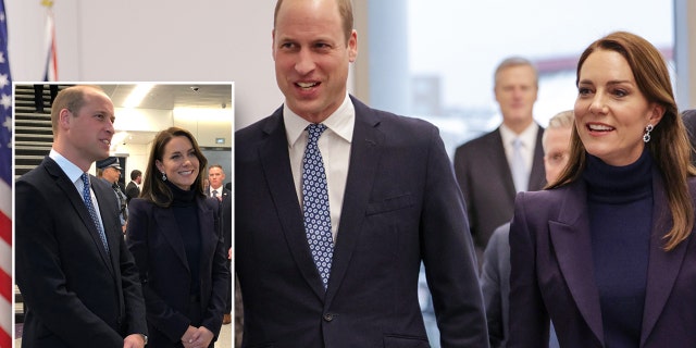 Prince William and Kate Middleton arrived in Boston on Wednesday.
