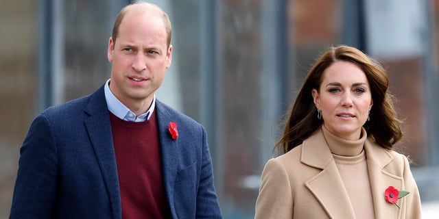 Prince William, seen here with his wife Kate Middleton, is the heir to the British throne.